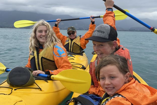 Teens and Kids Kayaking Tours in New Zealand | Kaikoura Kayaks