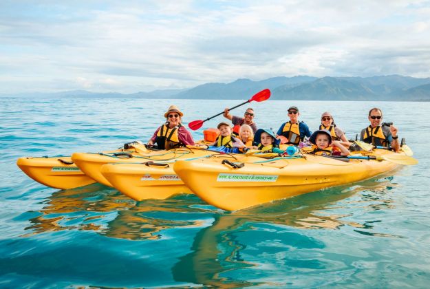 Family Group Kayaking Tours in New Zealand | Kaikoura Kayaks