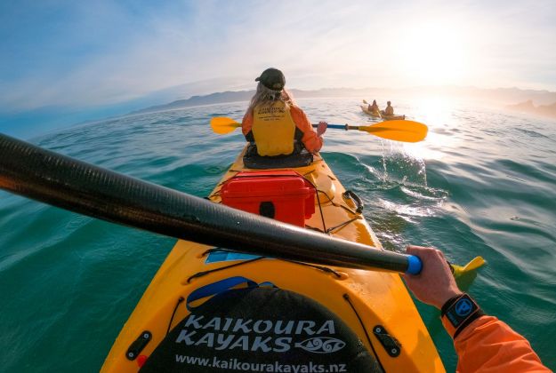 Guided Sunset Evening Classic Kaikoura Kayaks
